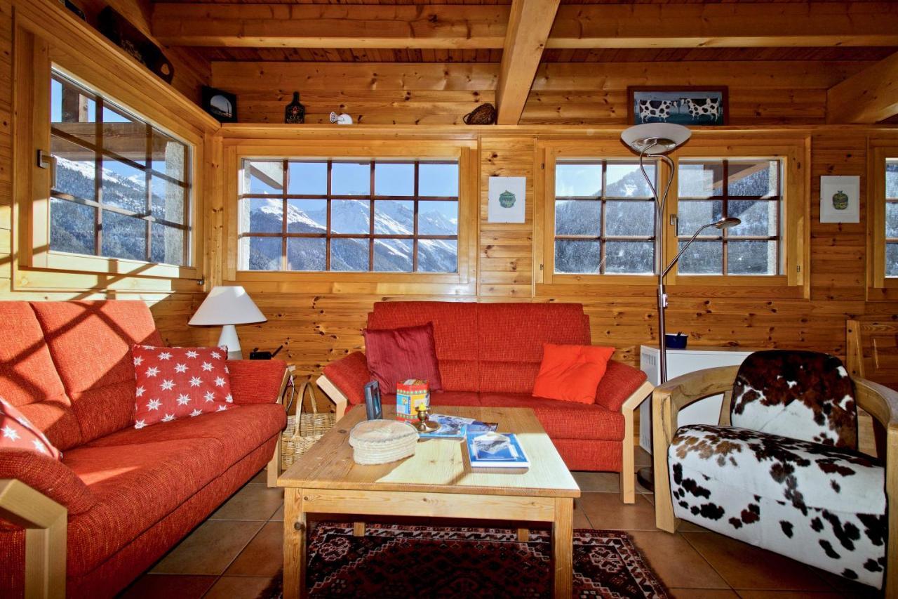 Chalet Abraxas With Astonishing View - Grimentz Villa Exterior foto