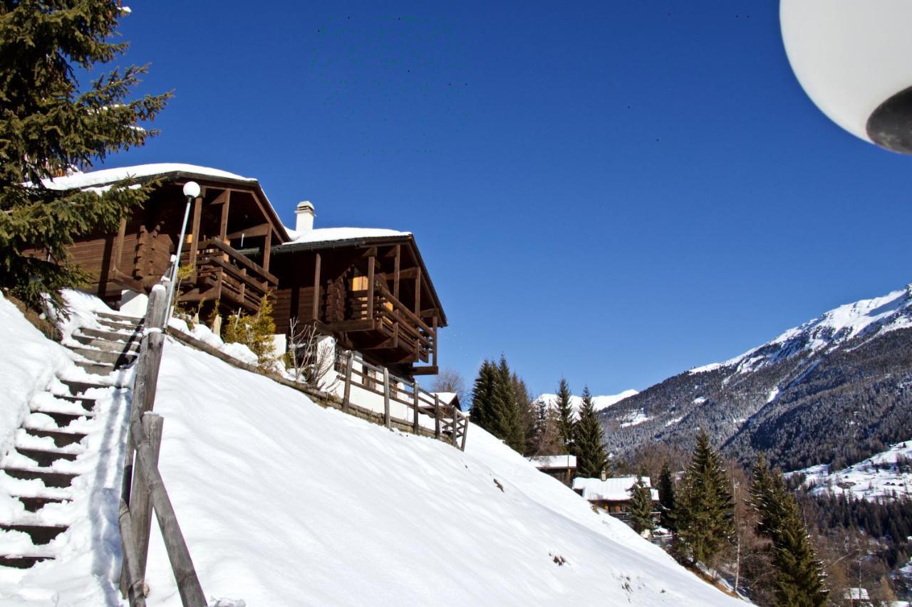 Chalet Abraxas With Astonishing View - Grimentz Villa Exterior foto