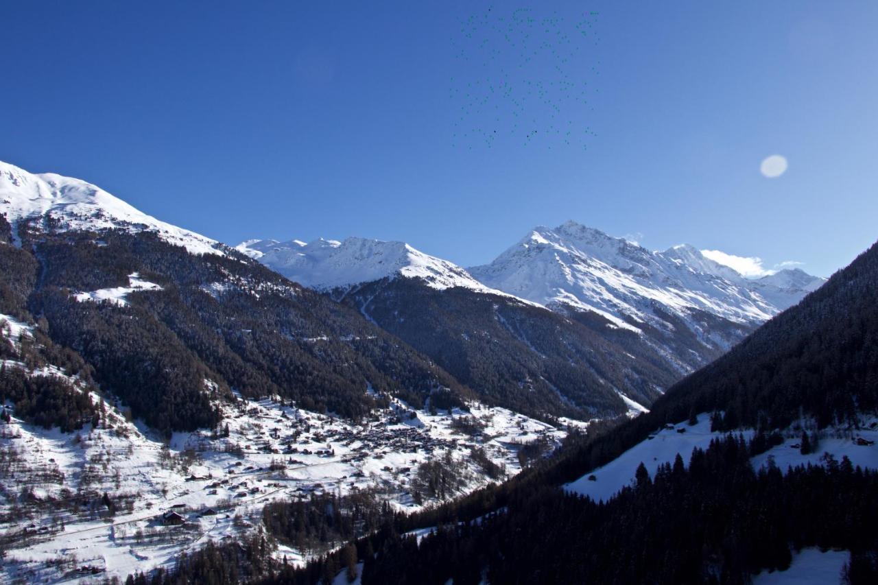 Chalet Abraxas With Astonishing View - Grimentz Villa Exterior foto